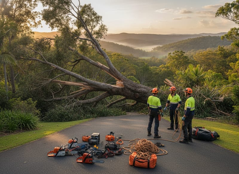 Emergency Tree Removal performed by Cairns Arborist in the Cairns
